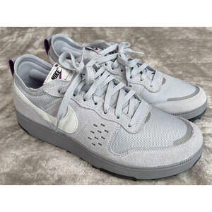 Nike City C1TY Concrete Gray White Purple Sneakers Mens 8.5 Womens 10 FZ3863-007